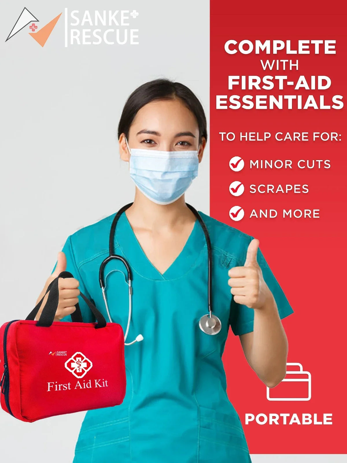 First Aid Kit 26-330 Piece All-Purpose Tactical  Emergency Kit In The Car Acessories Survival Kits Camping Medical Bag