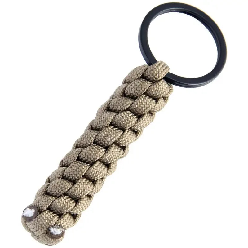 Paracord Keychain Outdoor Tactical Braided Rope Survival Tools Key Ring Nylon Knot Pendant Accessories For Camping Hiking