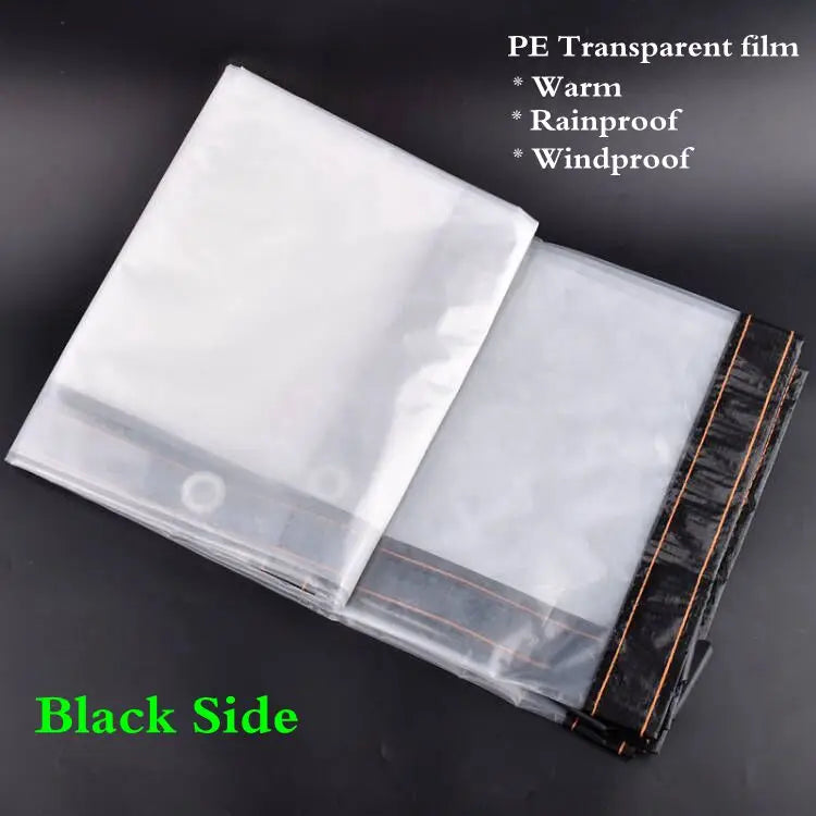 0.1mm PE Plastic Tarpaulin Outdoor Winter Snow Tarp Garden Patio Plants Cover House Tarp Pergolas Canopy ,Pets House Raincover