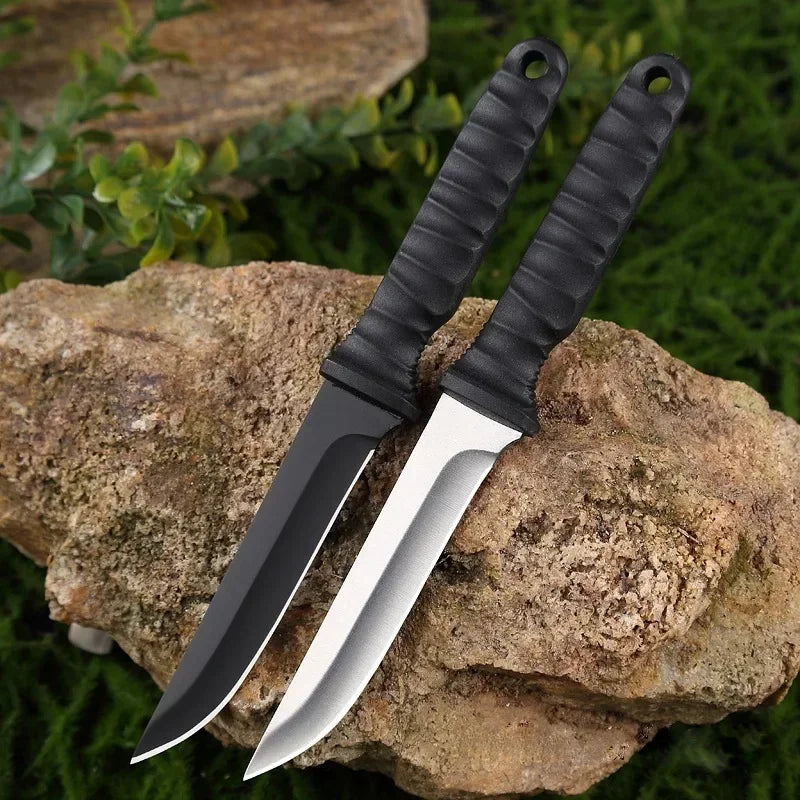 2026 New Outdoor knife self-defense knife outdoor survival knife high hardness one steel portable mountaineering knife ﻿