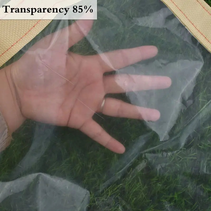 0.1mm PE Plastic Tarpaulin Outdoor Winter Snow Tarp Garden Patio Plants Cover House Tarp Pergolas Canopy ,Pets House Raincover