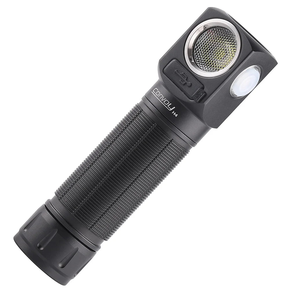 Convoy H4 SST40 Led Flashlight Headlamp Linterna  21700 Headlight High Powerful Flash Head Light Torch Type-C Rechargeable Lamp