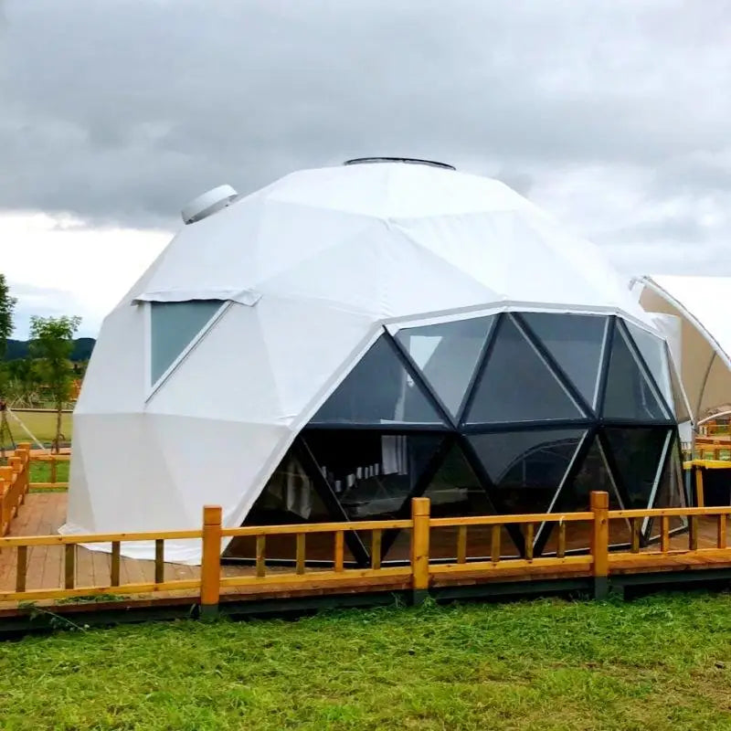 【Free  Global Shipping】 5 Meters Diameter Geodesic Dome Tent 1-2 people Spherical Tent Hotel Resort Outdoor Luxury Glamping Dome