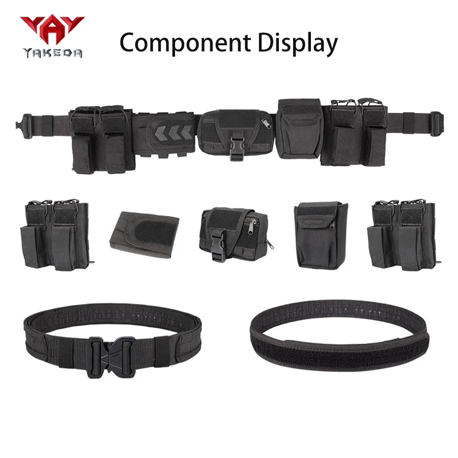 YAKEDA Detachable multifunctional belt suitable for outdoor hiking and camping