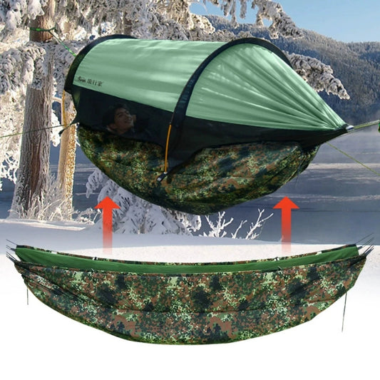 Multifunctional Portable Winter Warm Sleeping Bag Hammock Outdoor Camping Cotton Underquilt Windproof Warm Hammocks Cover
