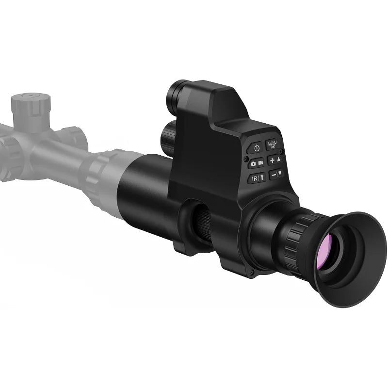 1920x1080 OLED Night Vision Scope for Hunting HD Photos Videos Clip on Night Vision Monocular Day Night Observation up to 300M