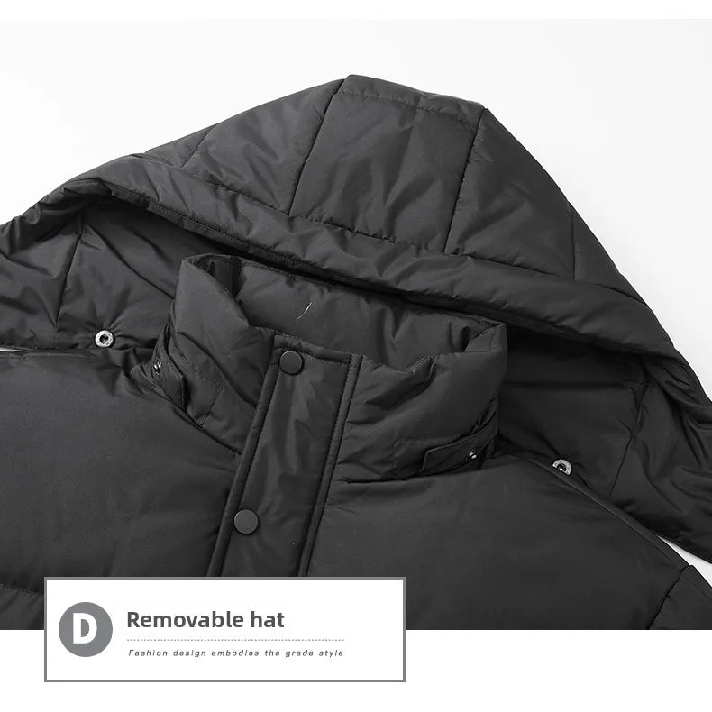 Outdoor Men's Hiking Camping Windproof Breathable Warm Cotton Clothing Winter Comfortable Fashionable and Trendy Hooded Jacket