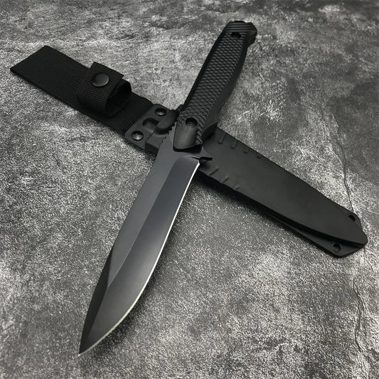 Outdoor Fixed Blade Knife 5Cr13Mov Blade Plastic Handle Military Tactical Self-Defense Edc Knives Jungle Hunting Cutting Tools