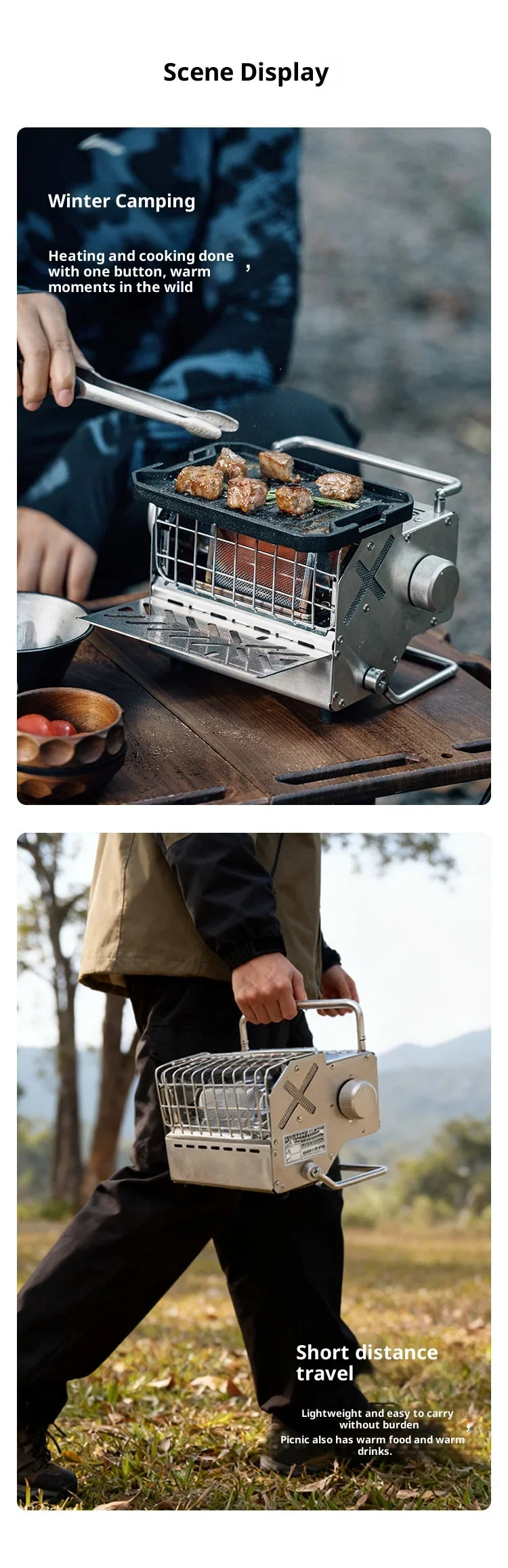 GOOUT STRINGHILL Outdoor Mini Heating Stove Fishing 2025 Winter  Supplies Camping HeaterStove Camping Gas  Outdoor Portable Car