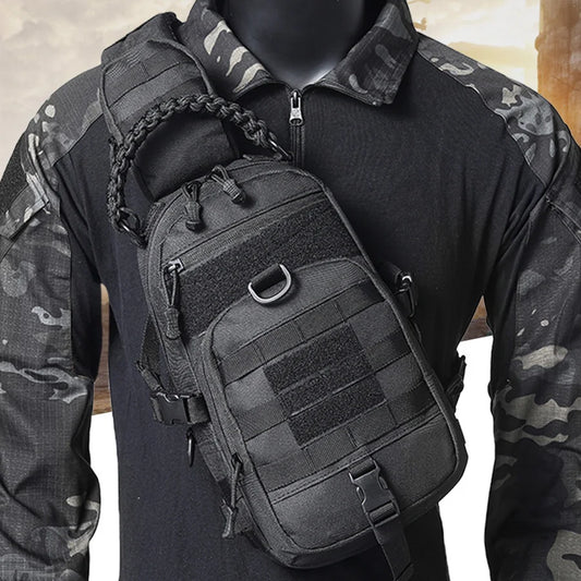 Camping Chest Bag Tactical Backpack for Men Sports Shoulder Outdoor Hiking Climbing Cycling Fishing MOLLE Sling EDC Fanny Pack