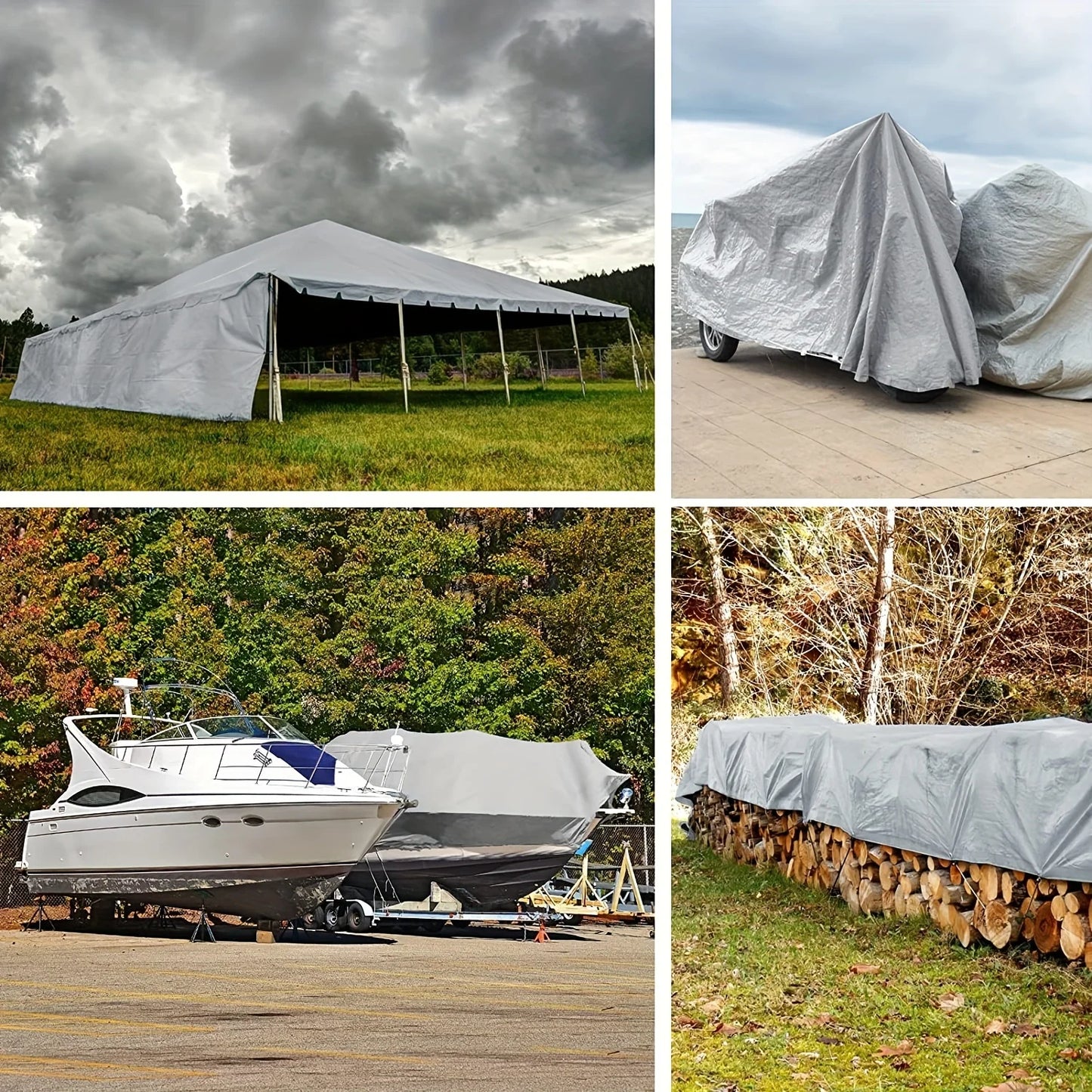 Custom Tarpaulin Waterproof 3*3 4m×4 5 6 8 10 20m Large Tarp Small Rain Shade Cover Outdoor Garden Boat Bike Awning Canopy Uv