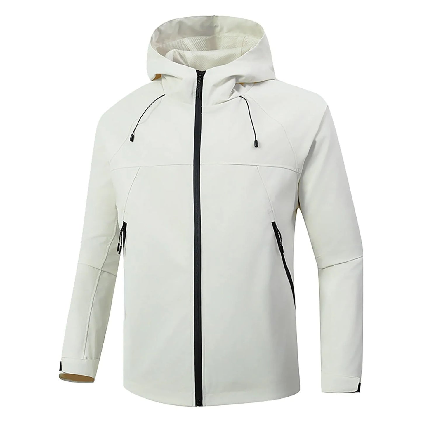 Women's Outdoor Jacket Casual Zipper Hooded Jacket Breathable Windproof Waterproof and Stain-resistant Mountaineering Clothing