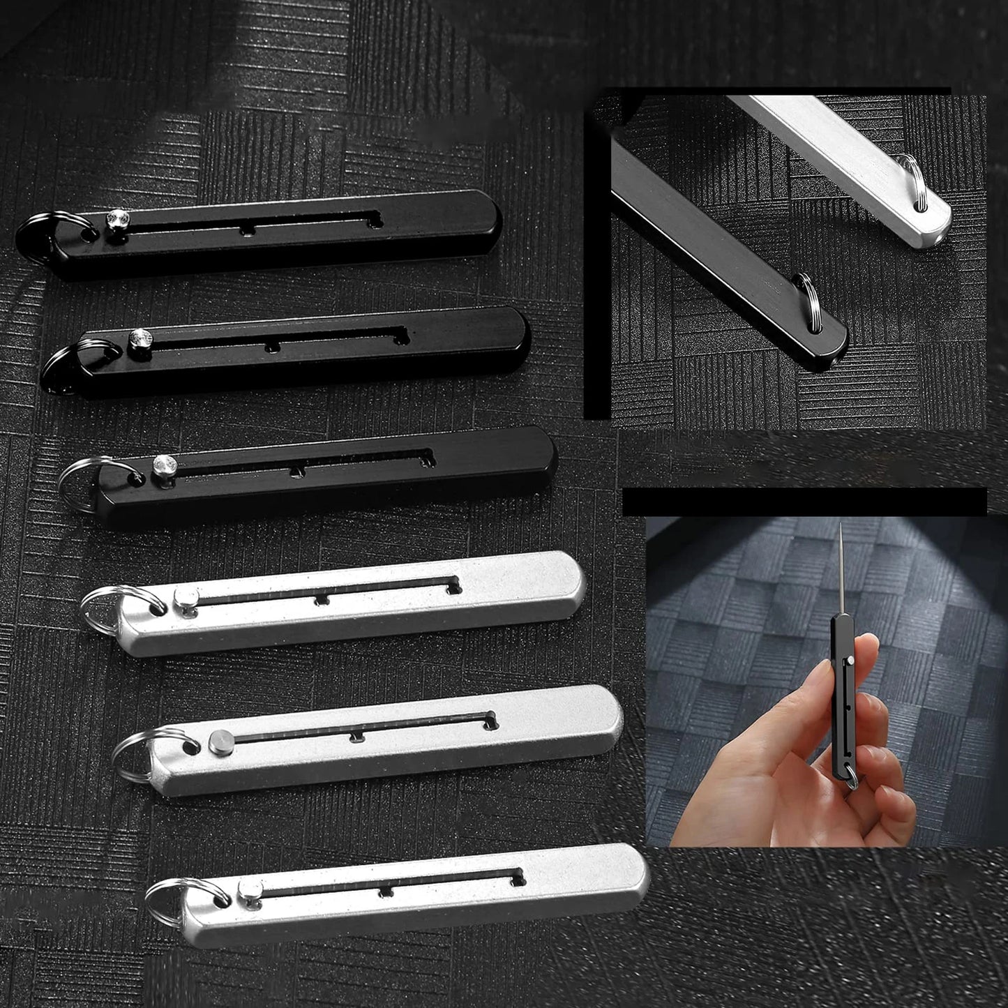 Portable Titanium Toothpicks Pocket Toothpick Metal Toothpick Holder Outdoor Picnic Camping Convenient High Quality Toothpick