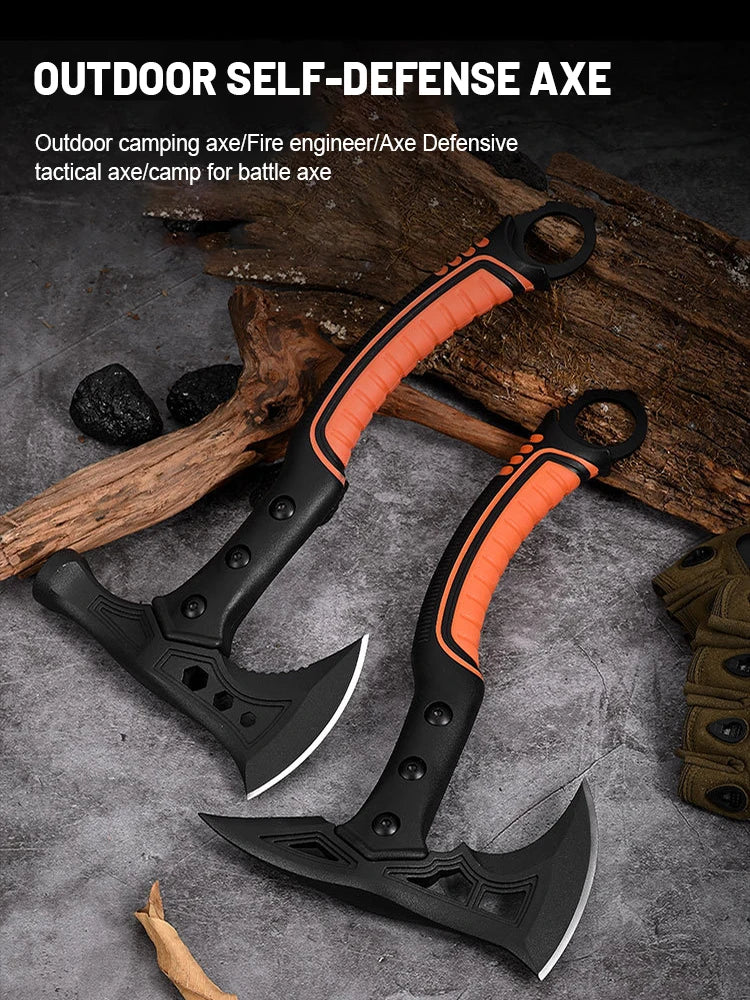 Outdoor Axe Outdoor Self-Defense Axe,Outdoor Camping Axe,Camping Tactical Axe,multifunctional Woodworking Axes,survival hatchet