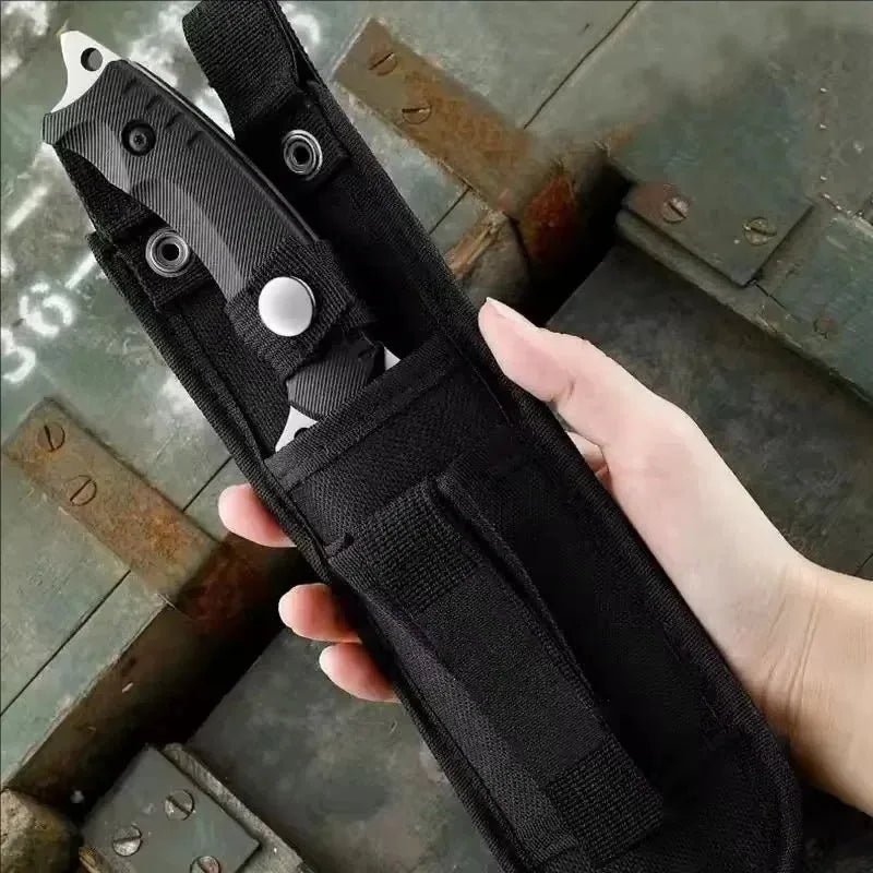 Portable High Hardness Survival Knife Straight Outdoor Tool Pocket Military Hunting Tactics Knife