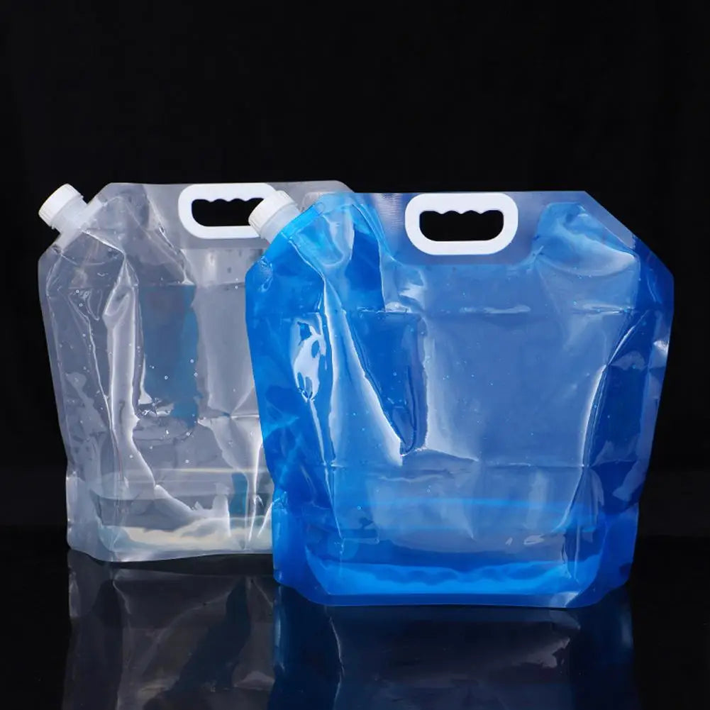 5/10L Portable Camping Water Bag Foldable Drinking Water Bucket Large Capacity Water Container For Outdoor Travel Lightweight