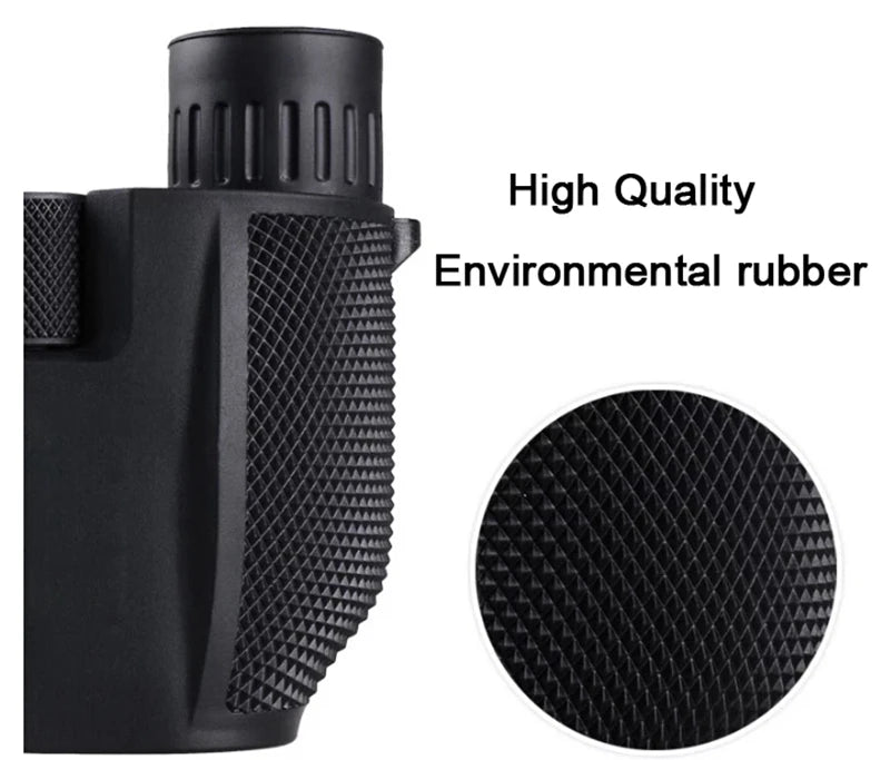 COMET Binoculars 10X25 Long Range Pocket HD Telescope Folding Compact Bak4 Prism Binocular Optical Scope FMC Lens For Hunting