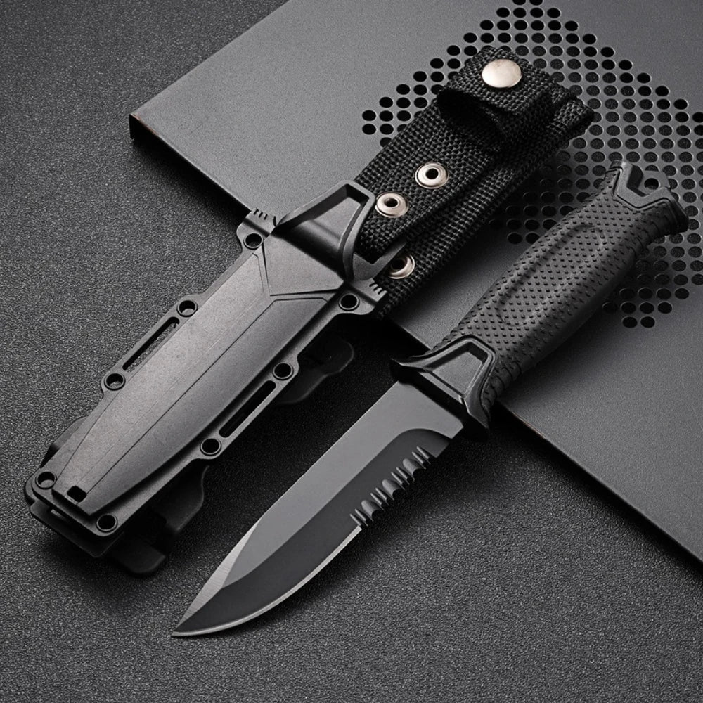 Fashion Stainless Steel Outdoor Survival Knife Portable Camping Pocket Knife Military Tactical Knives for Self Defense Hiking
