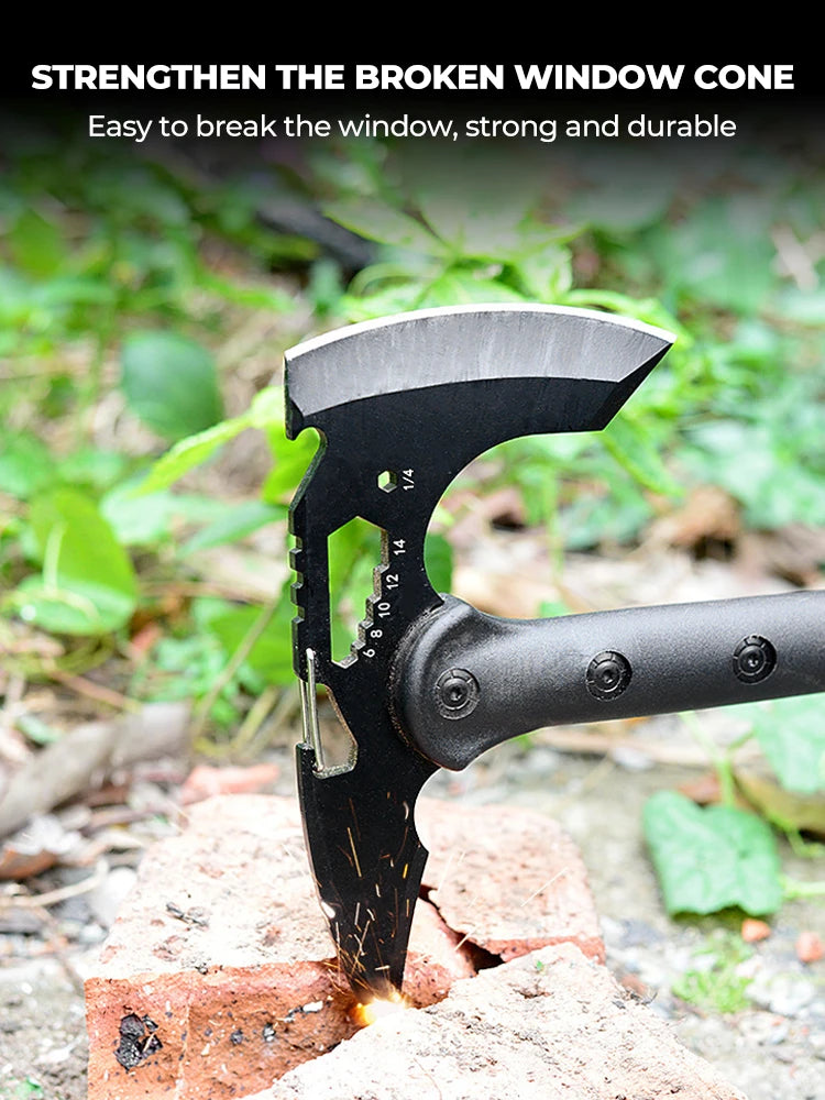 Outdoor Axe,High carbon steel Woodworking Axe multifunctional survival hatchet Camping Supplies Tactical Hunting Tools