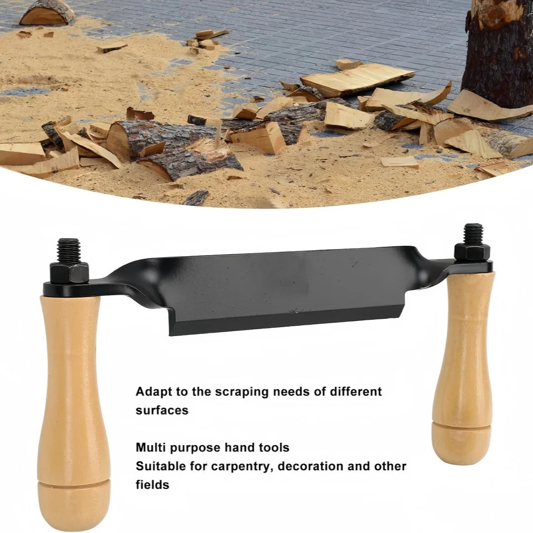 Bark Removal Tool Debarking Hand Tool Draw Shave Tool Ergonomic Efficient Comfortable Grip Tree Bark Peeler Tool Unsharpened