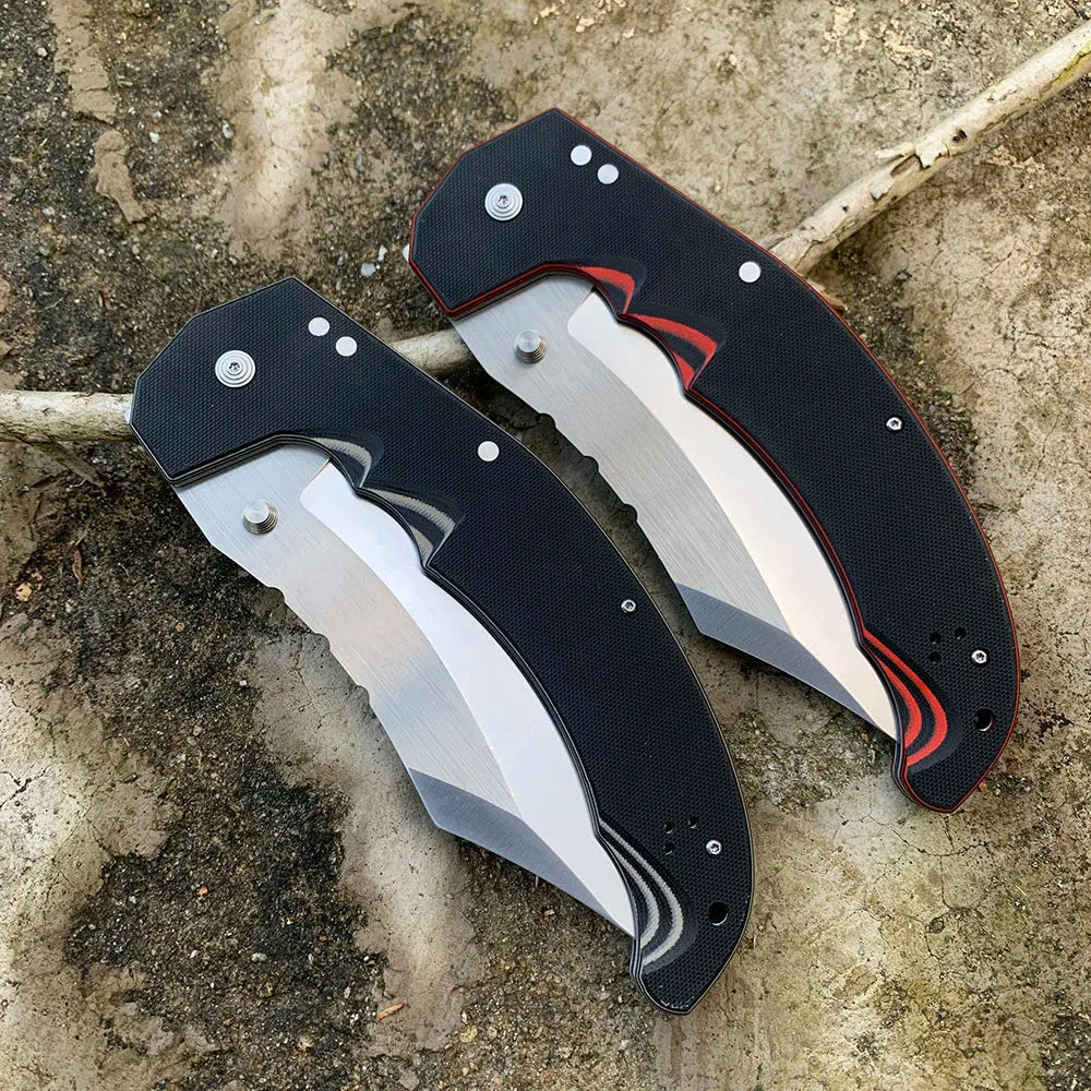 Mayhem Tactical Folding Knife Military Combat Hunting Knife AUS10A Blade Outdoor Portable Camping Survival Knives Jackknife