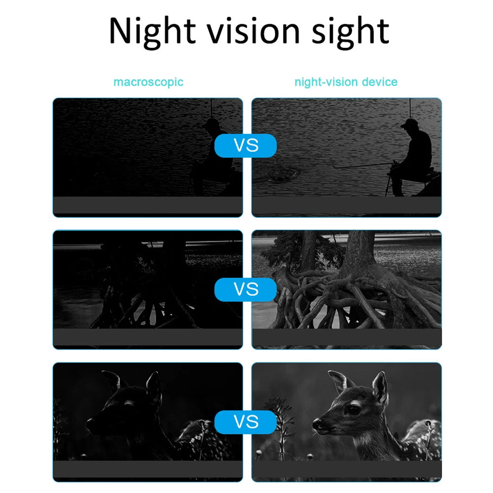 R11 1080P Monocular Infrared Night Vision Device Day Night Use Photo Video 5X Digital 300M Full Dark Viewing Distanc For Hunting