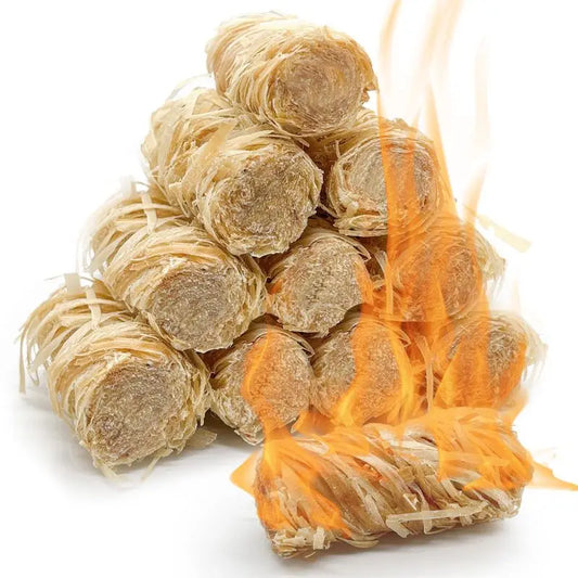 60/120pcs Fire Starter,Natural Fire Starters for Fireplace,Campfires,Chimney,BBQ,Pit Wood Fireplace Charcoal Starter for Grill