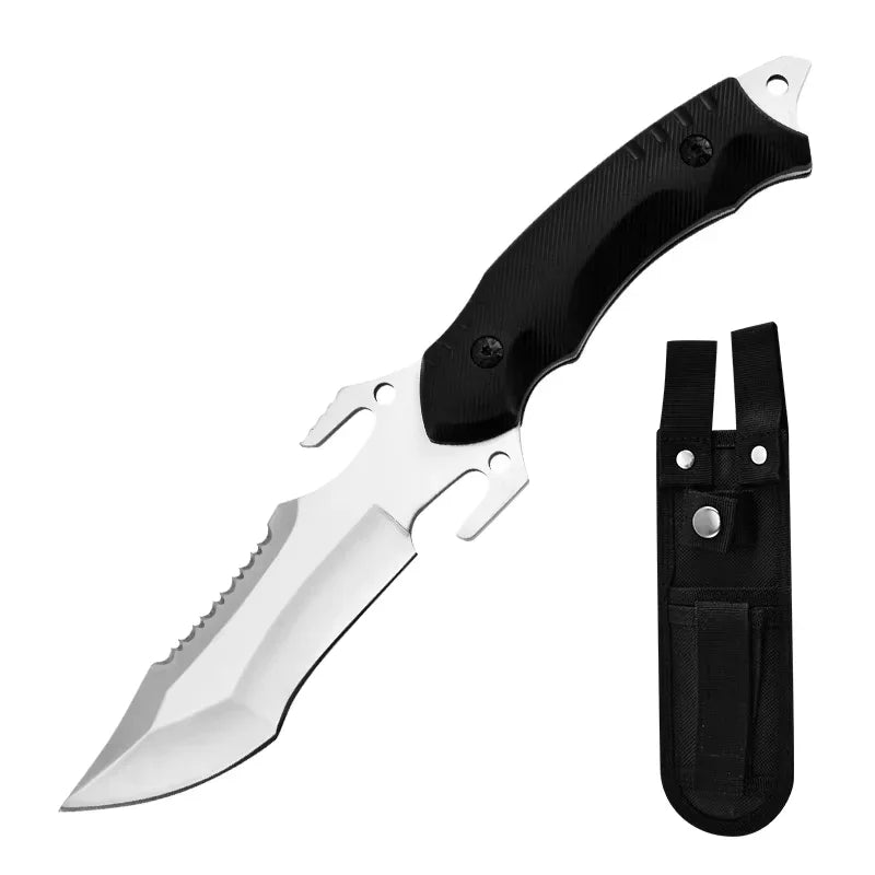 Portable High Hardness Survival Knife Straight Outdoor Tool Pocket Military Hunting Tactics Knife