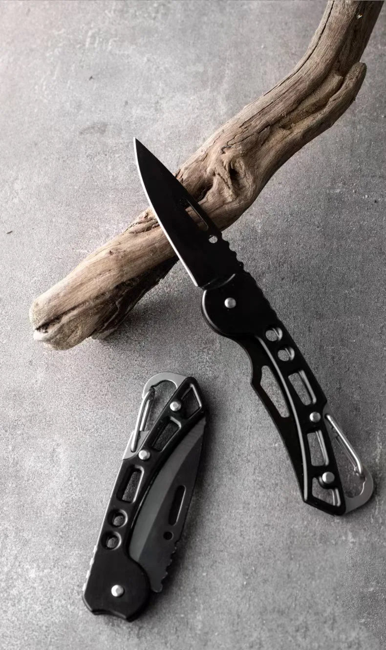 Convenient Stainless Steel Pocket Knife Mini Folding Knife Carry-on Defense Keychain Portable Pocket Knife Fruit Knife