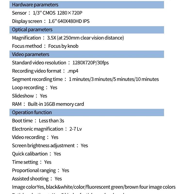 3.5X32 Digital Night Vision Scope with Video Recording | BDC Ranging | 7 Reticles | IP67 Waterproof for Rifle/Picatinny Rail