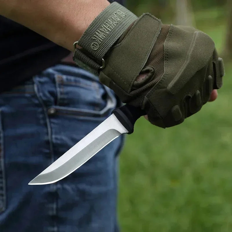 2026 New Outdoor knife self-defense knife outdoor survival knife high hardness one steel portable mountaineering knife ﻿