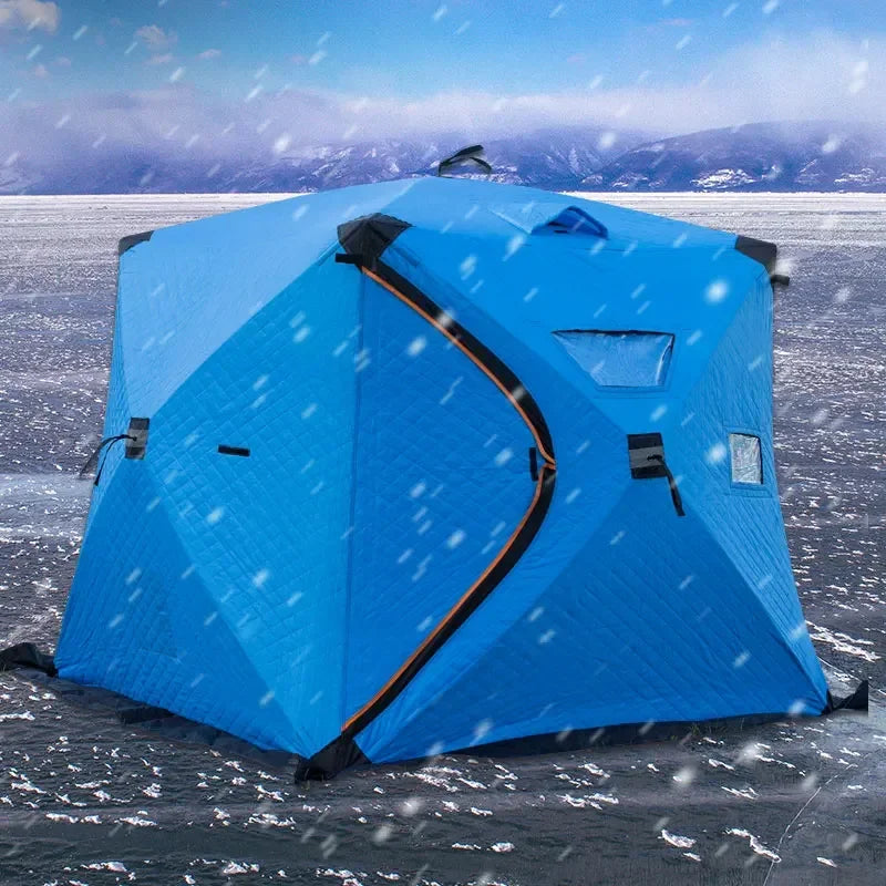 YOUSKY  Tents Outdoor Camping 3-4 Person Oxford Snow Tent Pop Up Travel Tent Ice Fishing Tents