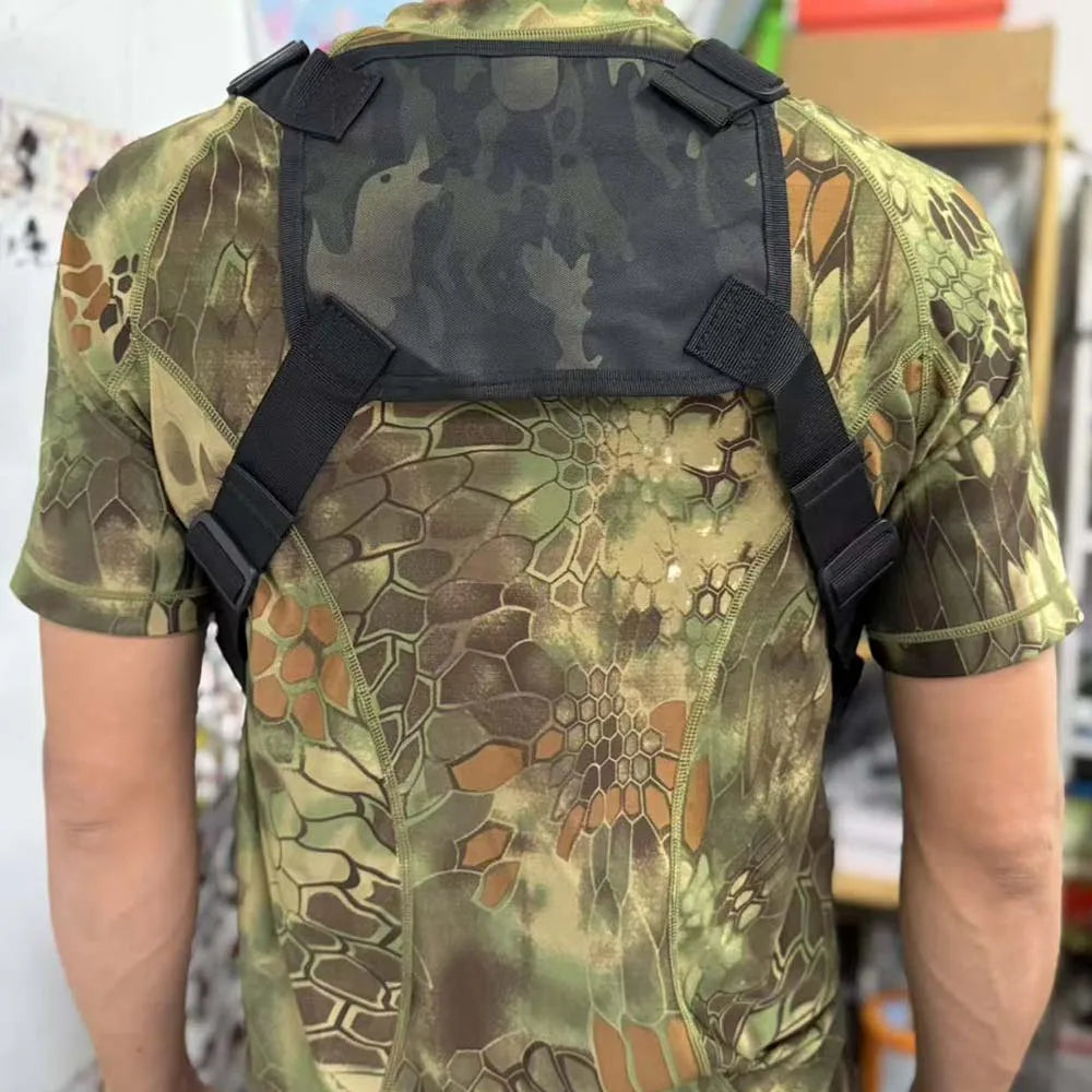 Tactical Running Vest Pack, Multi-Functional Shoulder Bag, Photographer Equipment Storage Chest Bag, Outdoor Sports Gear