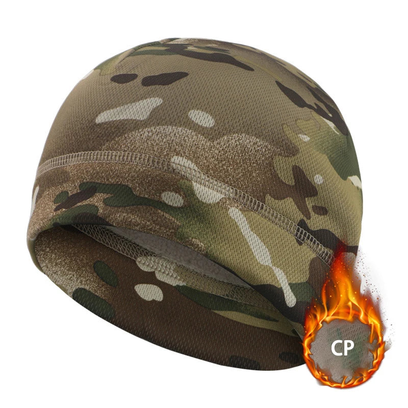 Winter Elastic Hunting Riding Fishing Warm Collapsible Camping Cap Men Outdoor Sports Running Climbing Windproof Camouflage Hat