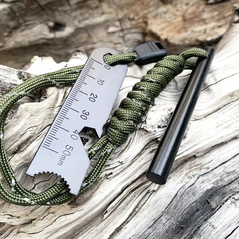 Bear Grylls Survival Fire Starter Magnesium Flint Rod Portable Emergency Firesteel Kit Lighters Smoking for Camping Hiking Tool