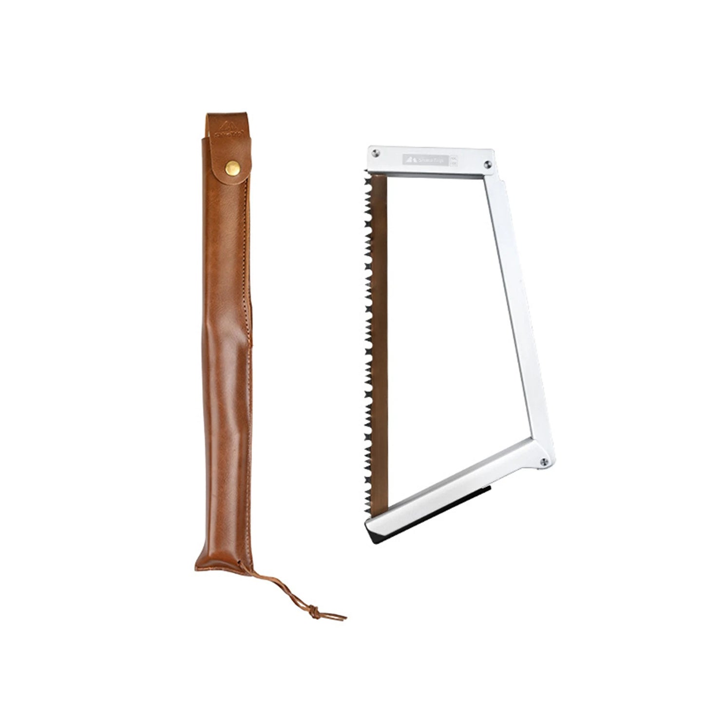 Folding Saw Lightweight Camping Survival Collapsible Bow Saw for Both Dry and Wet Wood Tree Cutting High Manganese Steel Blade