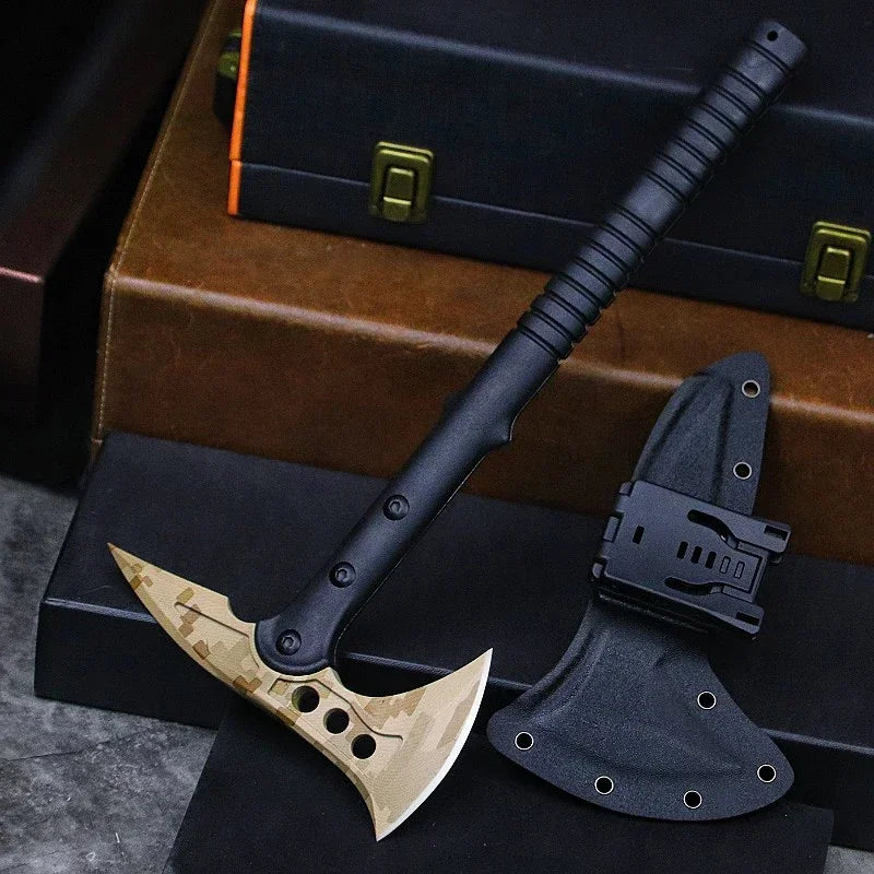 American high hardness tactical axe Multi-purpose outdoor camping axe fire rescue jungle adventure, logging axe