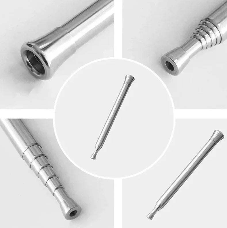 Telescopic Camping Blower Fire Tube Collapsible Bellows Outdoor Survival Starter Pocket Gear for Easy Campfire Ignition