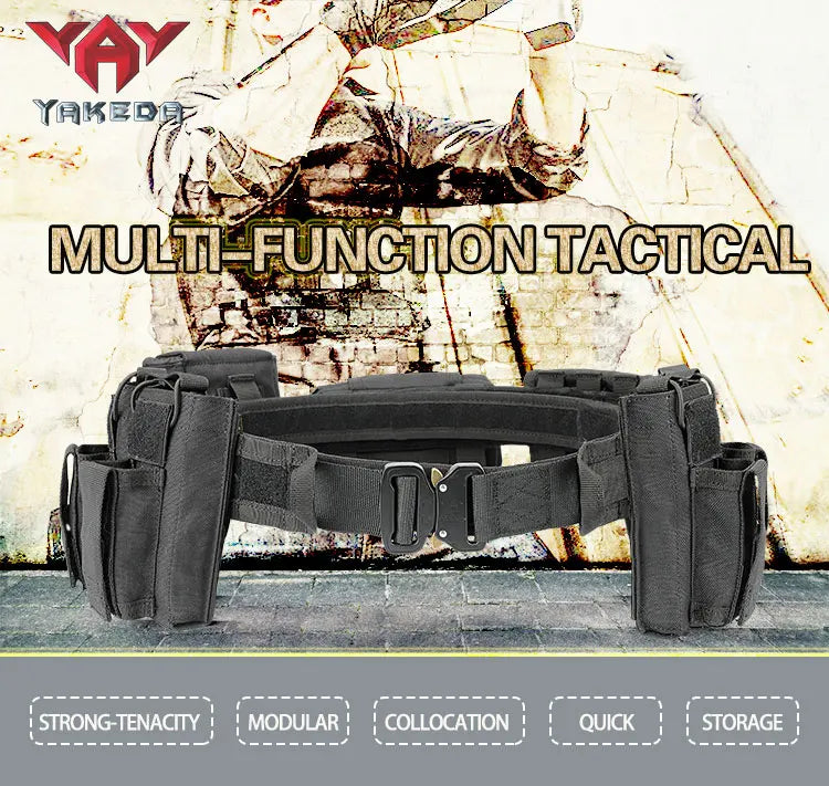 Yakeda Gear User Outdoor Black Hunting Tactics Law Enforcement Duty Security Traffic air gun Belt airsoft equipment Camo