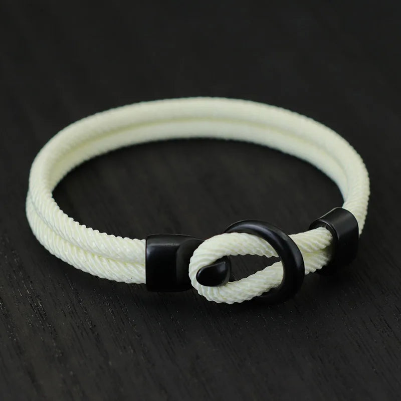 Novel Grade A Rope Bracelet Men Double Layer Outdoor Camping Braclet Homme Accessories Survival Paracord Braslet Gift For Him