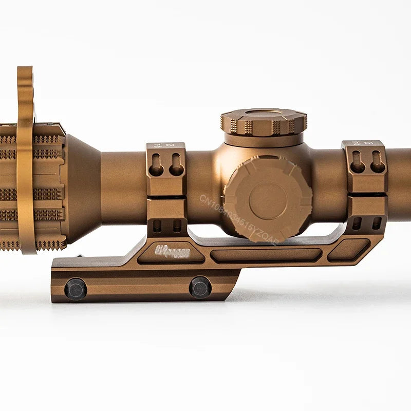 Tactical 6T SCOPE 1-6X24mm FFP First Focal Plane Riflescope DWLR6 Illuminated Reticle w/30mm ALPHA-MSR Cantilevered Mount