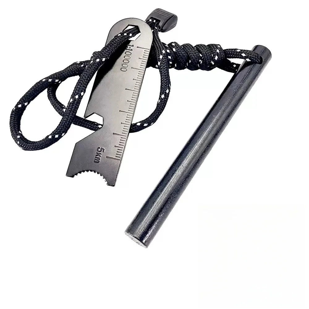 Bear Grylls Survival Fire Starter Magnesium Flint Rod Portable Emergency Firesteel Kit Lighters Smoking for Camping Hiking Tool