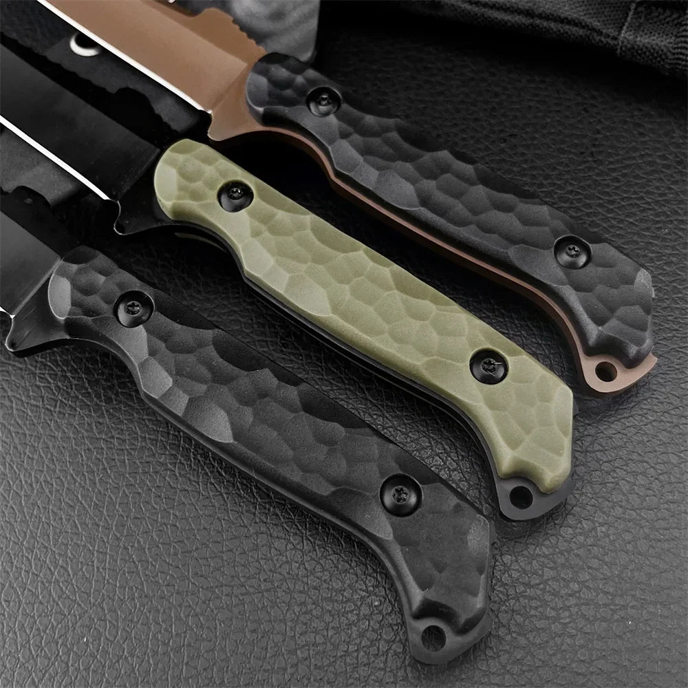 Hidden Canyon Hunter High Hardness 7Cr13Mov Fixed Blade Nylon Fiber Handle with Sheath Outdoor Jungle Self-Defense Tactical Tool