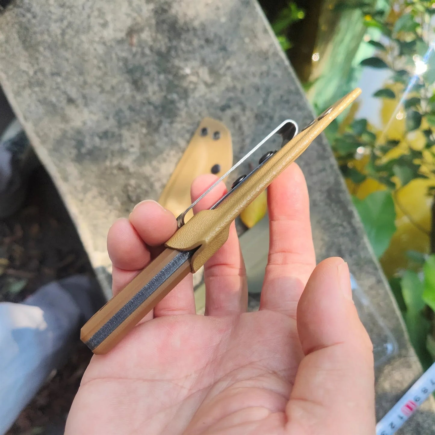 New G10 Handle Outdoor Camping Survival Fixed Blade Straight Knife EDC 420 Stainless Steel Sharp Neck Knives With Kydex Sheath