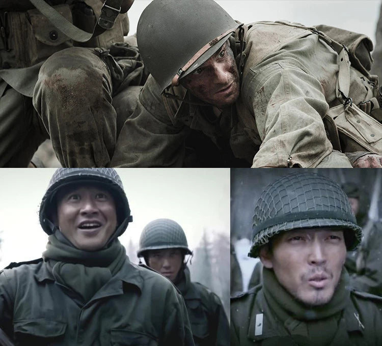 Tactical Battle Helmet Double Layer Anti-Lo Steel Helmet Field Brother Cany Heaear Film And TV Props Military Fan Gear