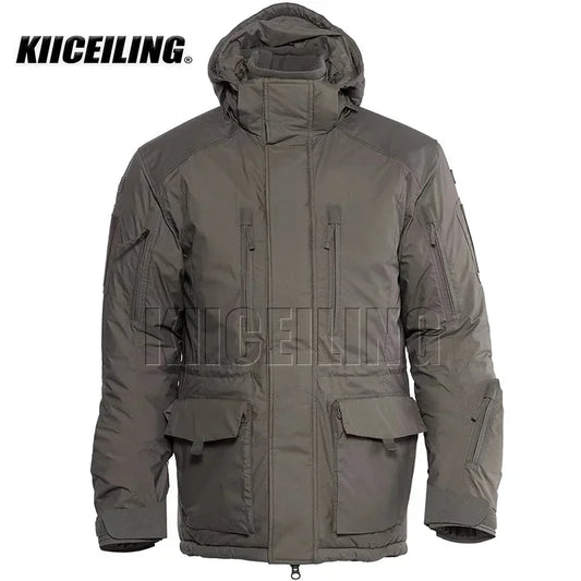 KIICEILING ECIG4.0 Tactical Jackets For Men Winter Warm Waterproof Windproof Ski Hunting Trekking Hiking Down Parkas Women Coat