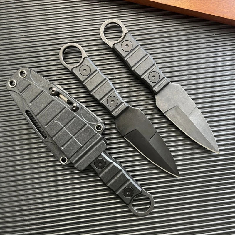 Outdoor  Straight Knife High Hardness SurvivalKknife Camping EDC Portable Utility Knife K Sheath Hunting Camping Tool