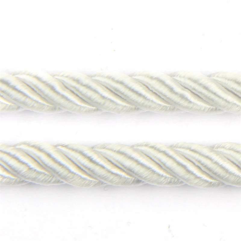 5YD/Lot 8mm Twisted Trim Cord Rope Nylon Rope For Home Decoration Accessories DIY Handmade Home Textile Decoration Braid Rope