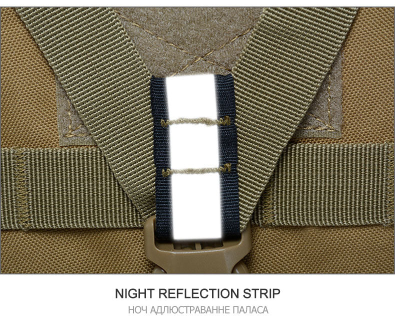 40L Tactical Backpack for Men Camping Hiking Backpacks Reflective Outdoor Travel Bags Survival Molle Climbing Rucksack Bag