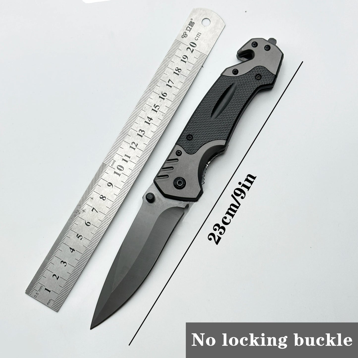High Performance Stainless Steel Folding Knife Tactical Survival Knife, Suitable for Outdoor Camping, Hunting, and Fishing